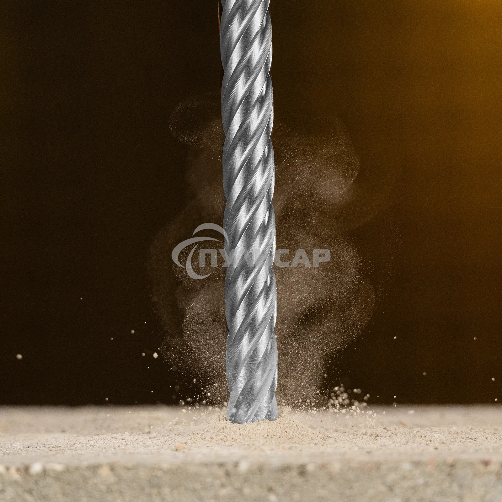 Бур по бетону Denzel цельная крестовая пластина, 12x215 мм, SDS PLUS