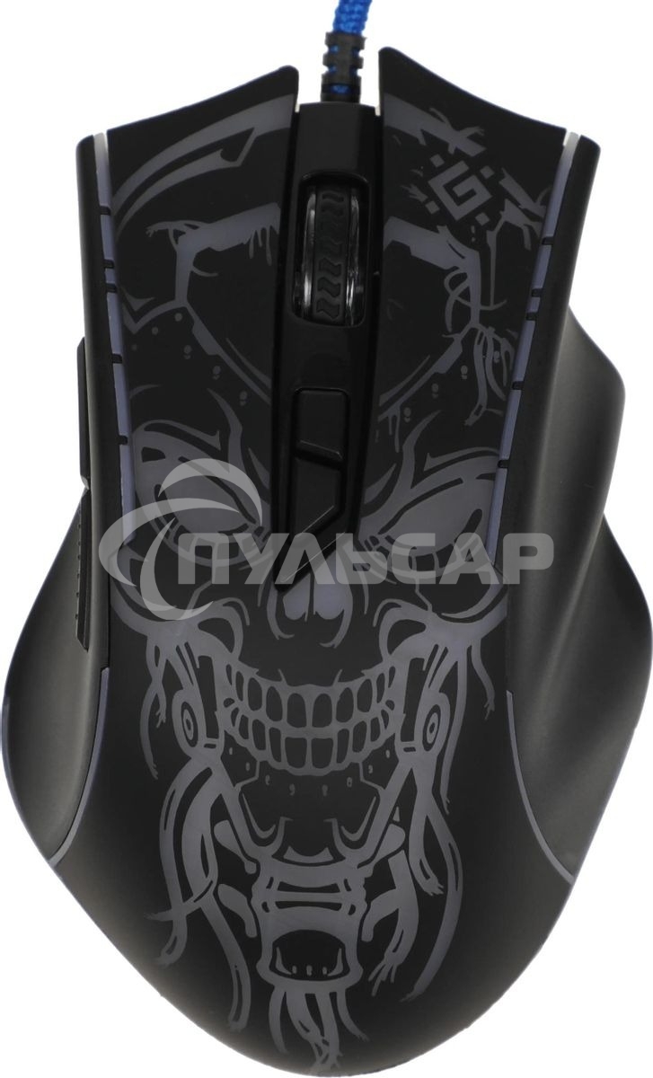 Мышь проводная Defender Bulletstorm GM-928 черный, 7200 dpi, USB, кнопки - 7