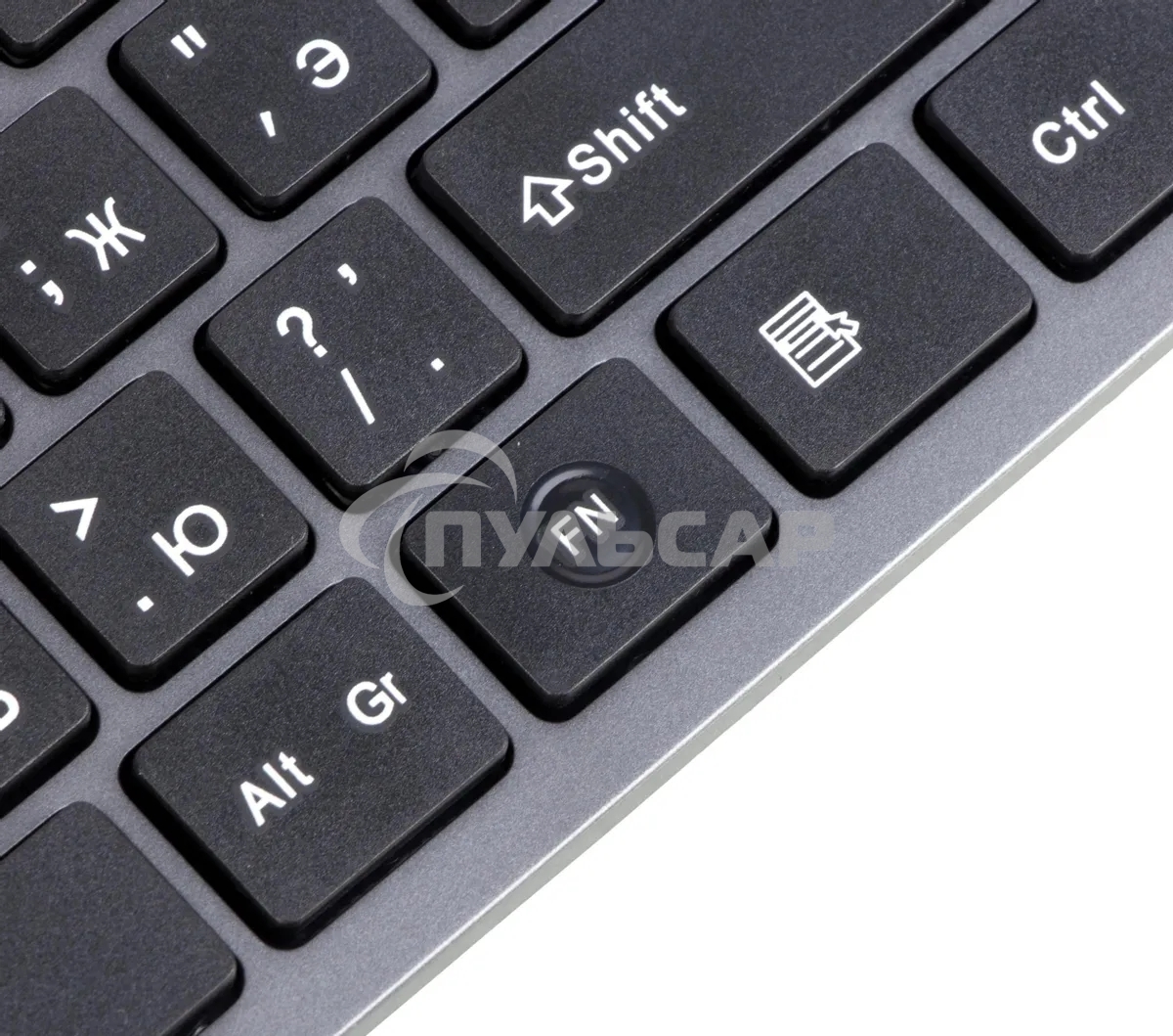 Клавиатура проводная A4Tech KV-300H серый/черный USB slim