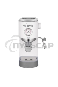 Кофеварка рожковая Centek CT-1168 белый, исп. кофе - молотый, 1.2 л, 1350 Вт, 20 бар