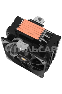 Кулер для процессора Alseye S120-H5 черный, 120 мм, алюминий/медь, 2000 об/мин, 33.2 дБ, 4 pin, 215 Вт, 153 мм