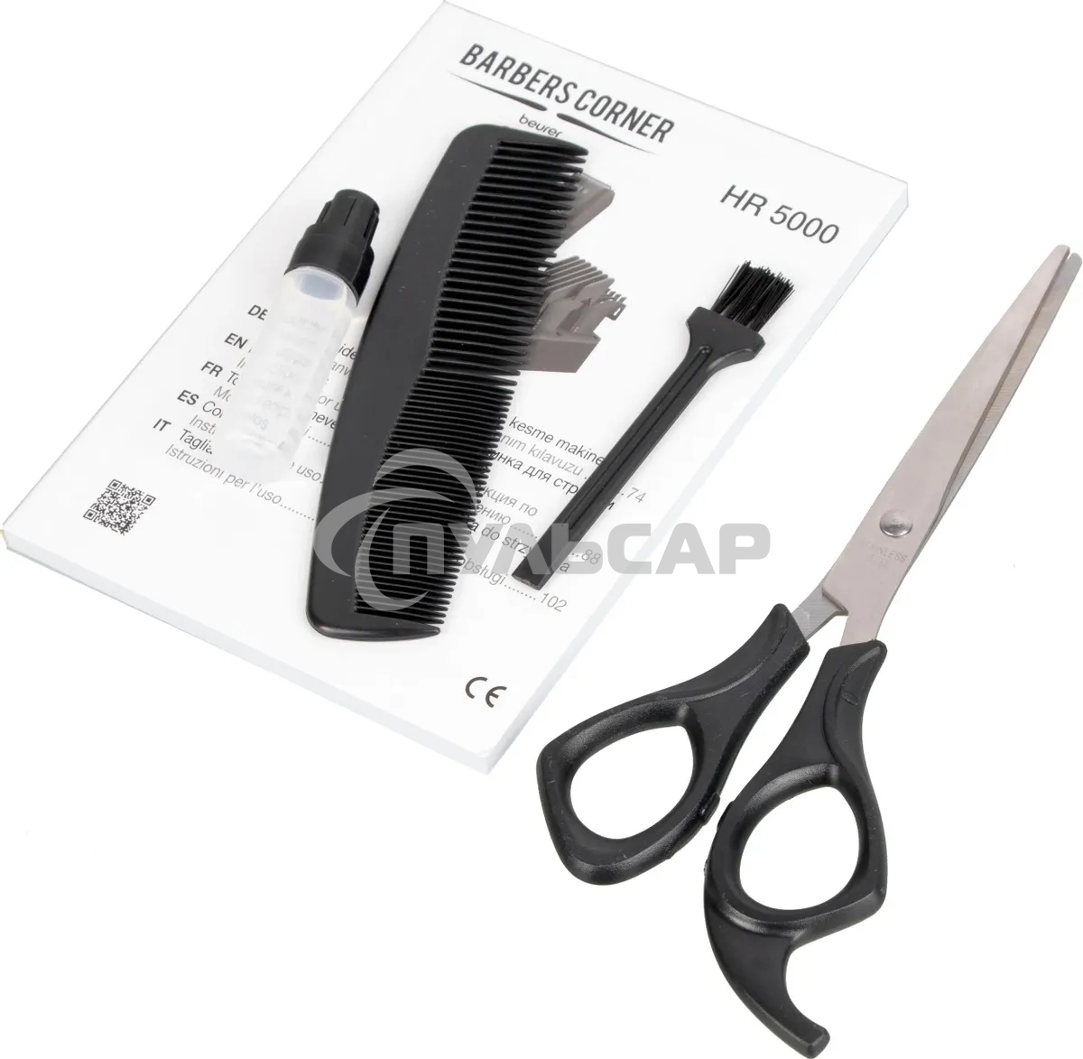 Машинка для стрижки Beurer HR5000 черный (насадок в компл:2шт)