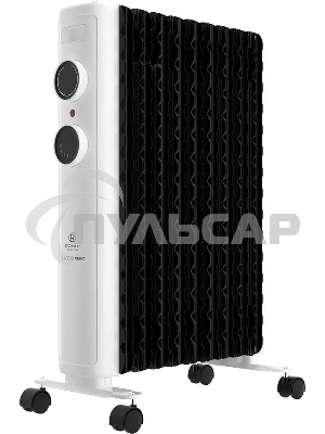 Обогреватель масляный Royal Clima Laggio Nero ROR-LN9-2000M, с терморегулятором, 2000Вт, 8 секций, 3 режима, белый/серый
