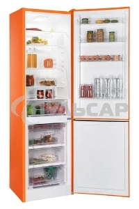 Холодильник Nordfrost NRB 164NF OR оранжевый двухкамерный 238/105 л морозилка снизу