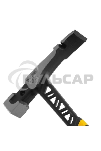 Молоток каменщика Denzel 680 г, цельнокованый, двухкомпонентная обрезиненная рукоятка