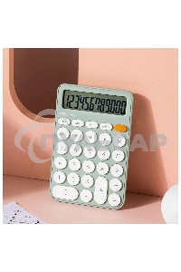 Калькулятор настольный Deli EM124GREEN зеленый 12-разр.
