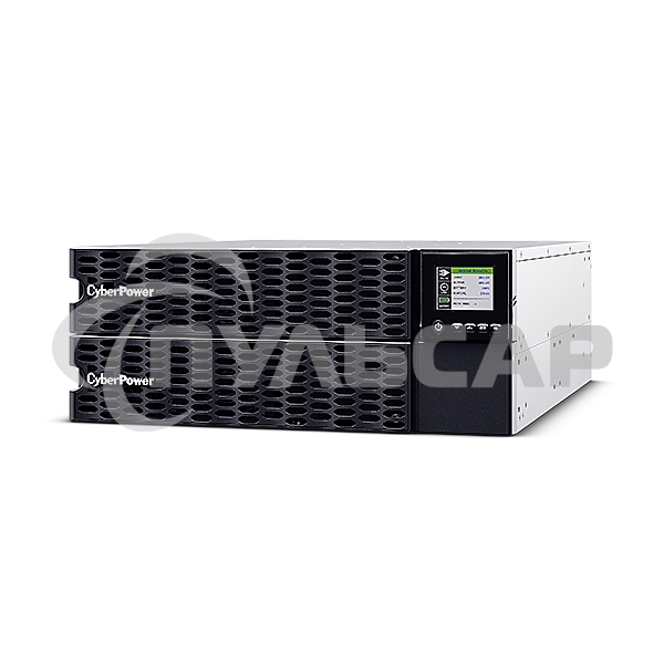 Источник бесперебойного питания CyberPower OL10KERTHD Online 10000VA/10000W USB/RS-232/Dry/EPO/SNMPslot/BM/ENV/RJ11/45/ВБМ (6 IEC С13, 1 IEC C19, terminal)
