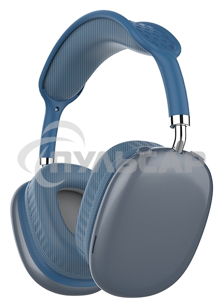 Гарнитура Bluetooth QUMO Emotion (ВТ 0092) MicroSD AUX накладная Bluetooth 5.3 360 мА 10ч cиняя