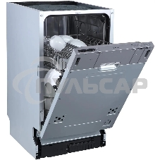 Встраиваемая посудомоечная машина Бирюса DWB-409/5, серебристый, 44.8 см, 9 компл., 49 дБ, класс A++