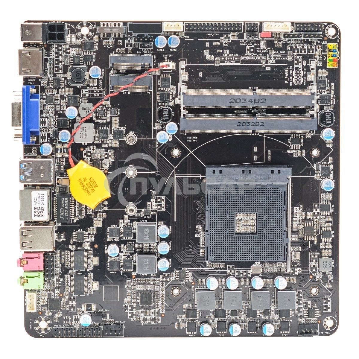 Материнская плата AFOX AFMIA300-1L-V4, Socket AM4, AMD A300, 2xDDR4, 1xSATA, 1xM.2, 1xHDMI, 1xVGA, 1x 1Gb LAN, 2xUSB-A 2.0, 2xUSB-A 3.0, 2x3.5 мм, 5.1, Mini-ITX