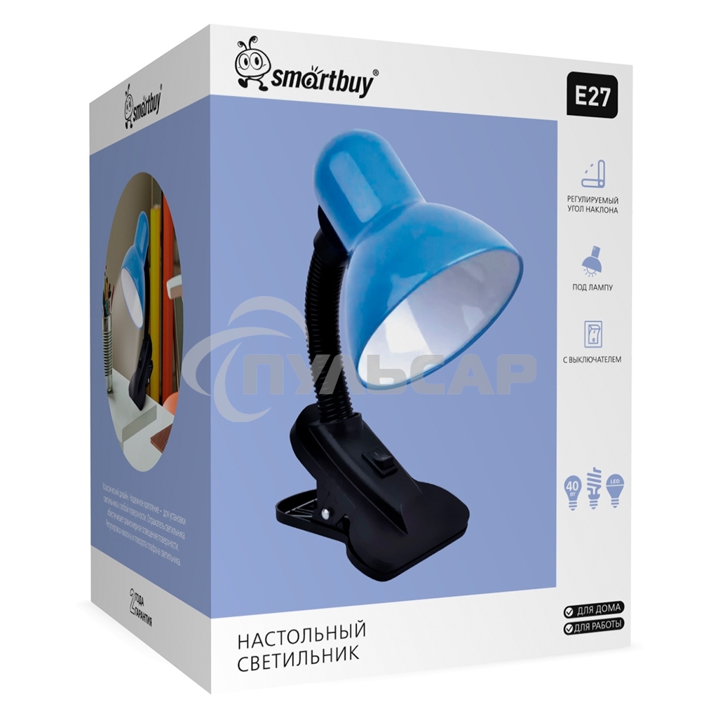Светильник настольный Smartbuy (SBL-DeskL01-Blue) 40W/E27