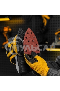 Треугольник абразивный Denzel на ворc. подложке под 