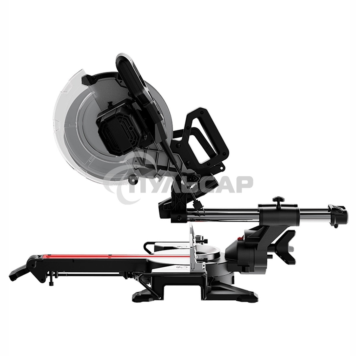  Торцовочная пила Deli DE570 (2000Вт, 5000об/мин, диаметр диска 255мм)