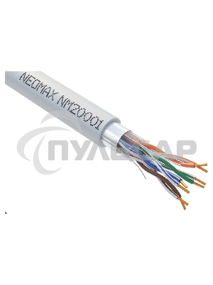 Кабель NEOMAX NM20001 Кабель FTP cat.5e, 4 пары, (305м) 0.52мм