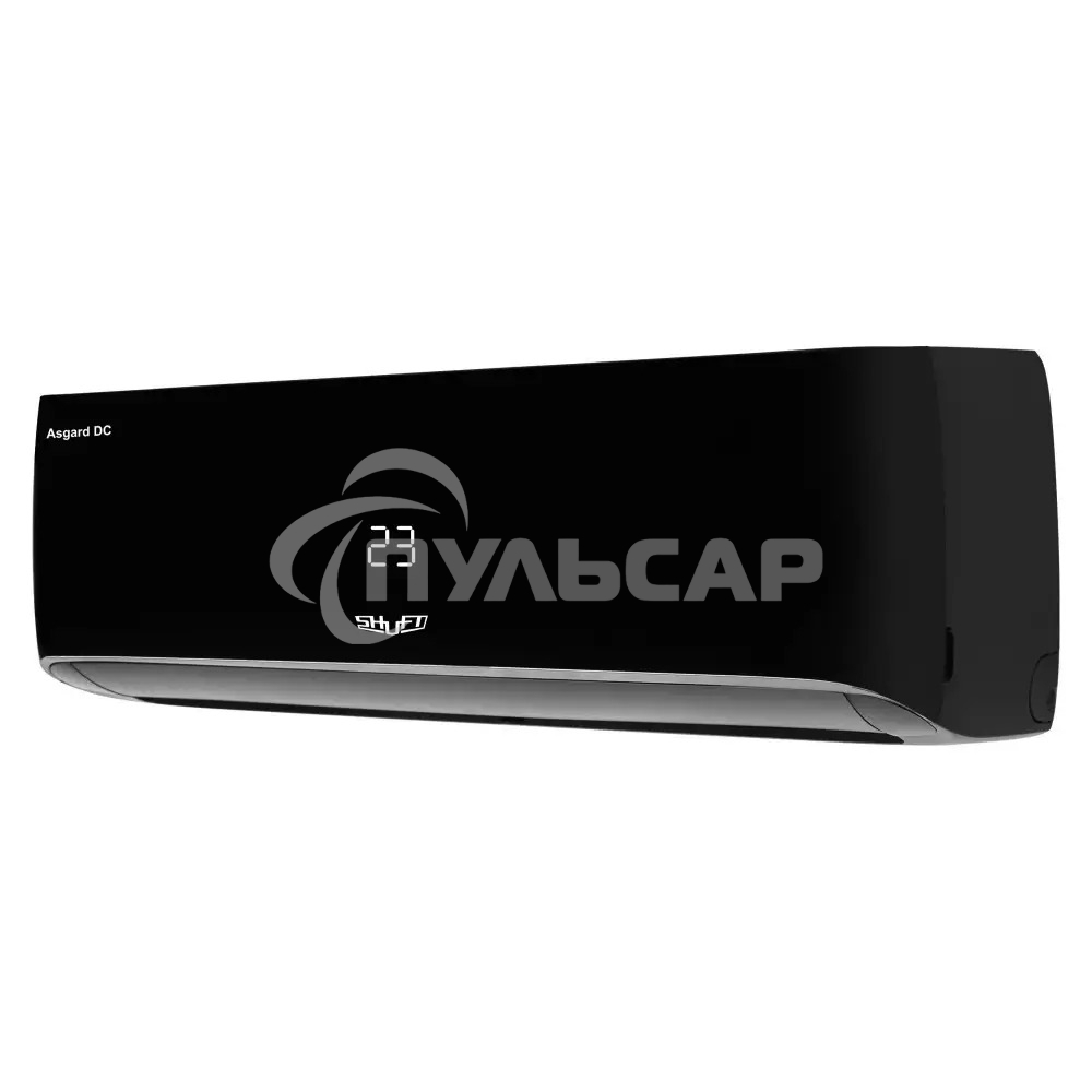 Блок внутренний сплит-системы Shuft Asgard DC Black SFTHAI/in-07HN8/BL инвертор, 7000 BTU, 20 м2, 25 дБ, охлаждение, обогрев, осушение, черный