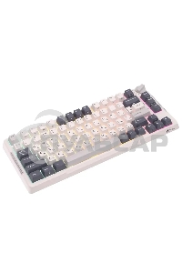 Клавиатура проводная + беспроводная Royal Kludge RK-H81 Brown switch/белый Night