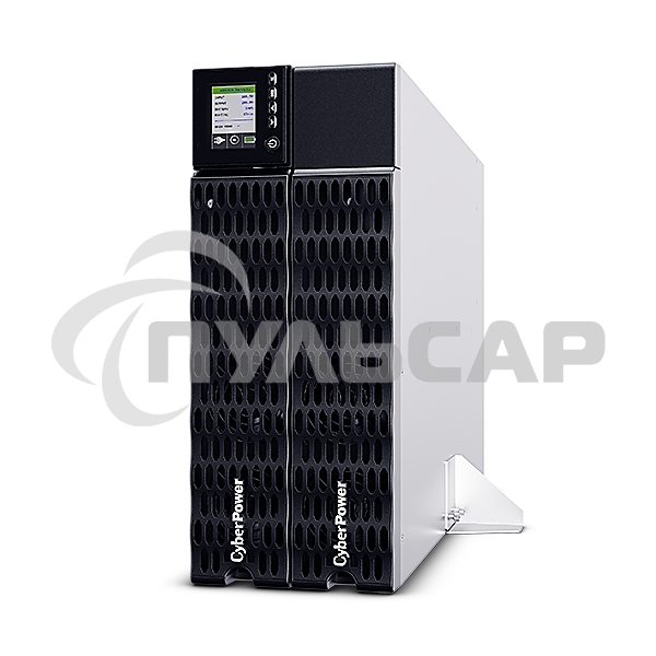 Источник бесперебойного питания CyberPower OL10KERTHD Online 10000VA/10000W USB/RS-232/Dry/EPO/SNMPslot/BM/ENV/RJ11/45/ВБМ (6 IEC С13, 1 IEC C19, terminal)