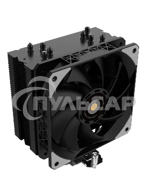 Кулер для процессора Alseye S120-H4 черный, 120 мм, алюминий/медь, 2000 об/мин, 33.2 дБ, 4 pin, 200 Вт, 153 мм