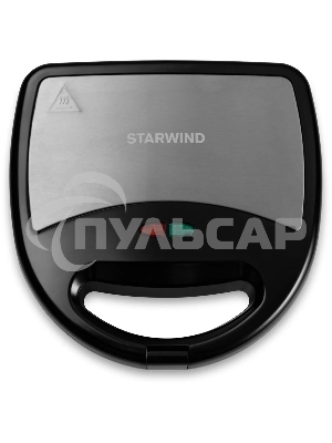 Сэндвичница Starwind SSW2346 750Вт черный/серебристый