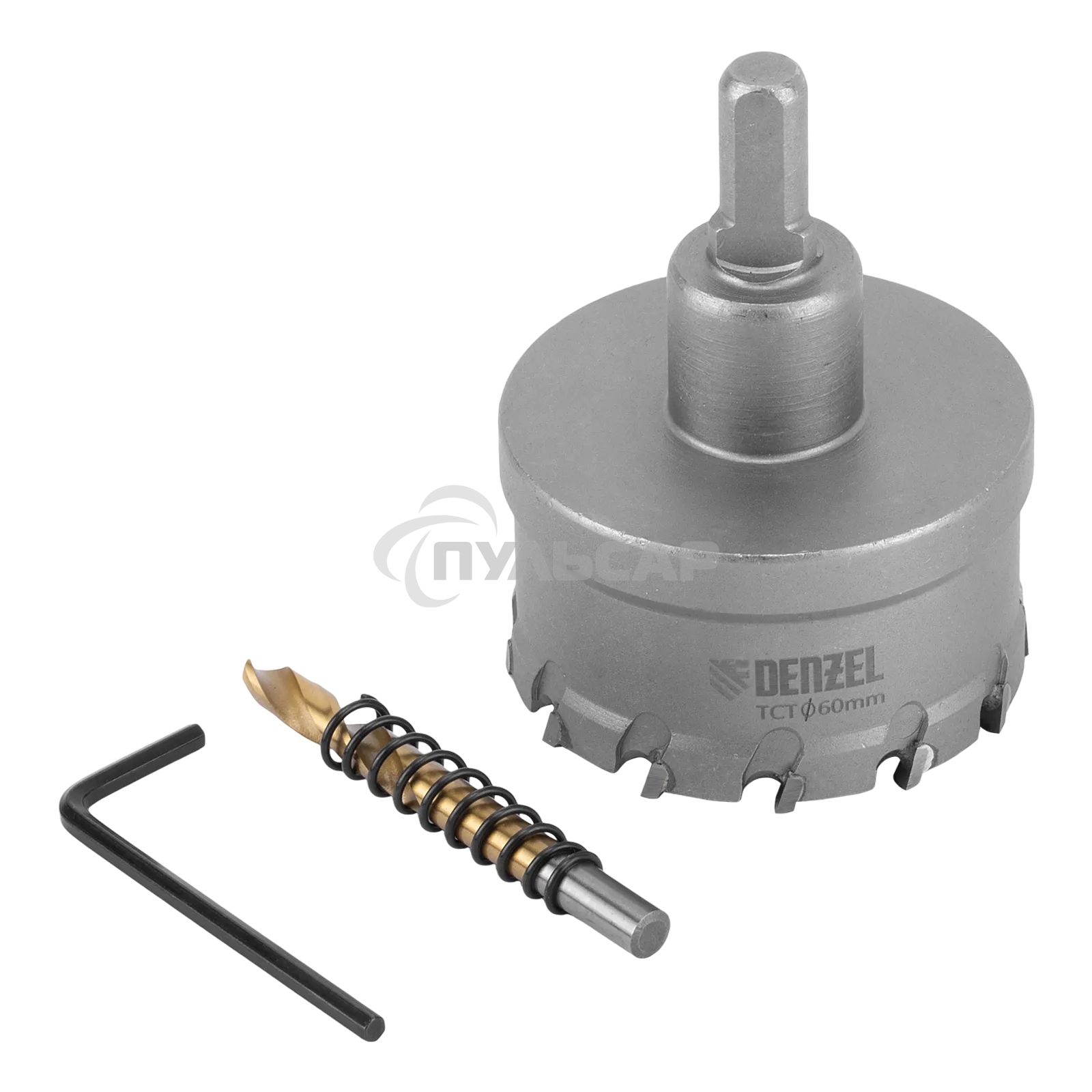 Коронка по металлу Denzel твердосплавная, 60 мм