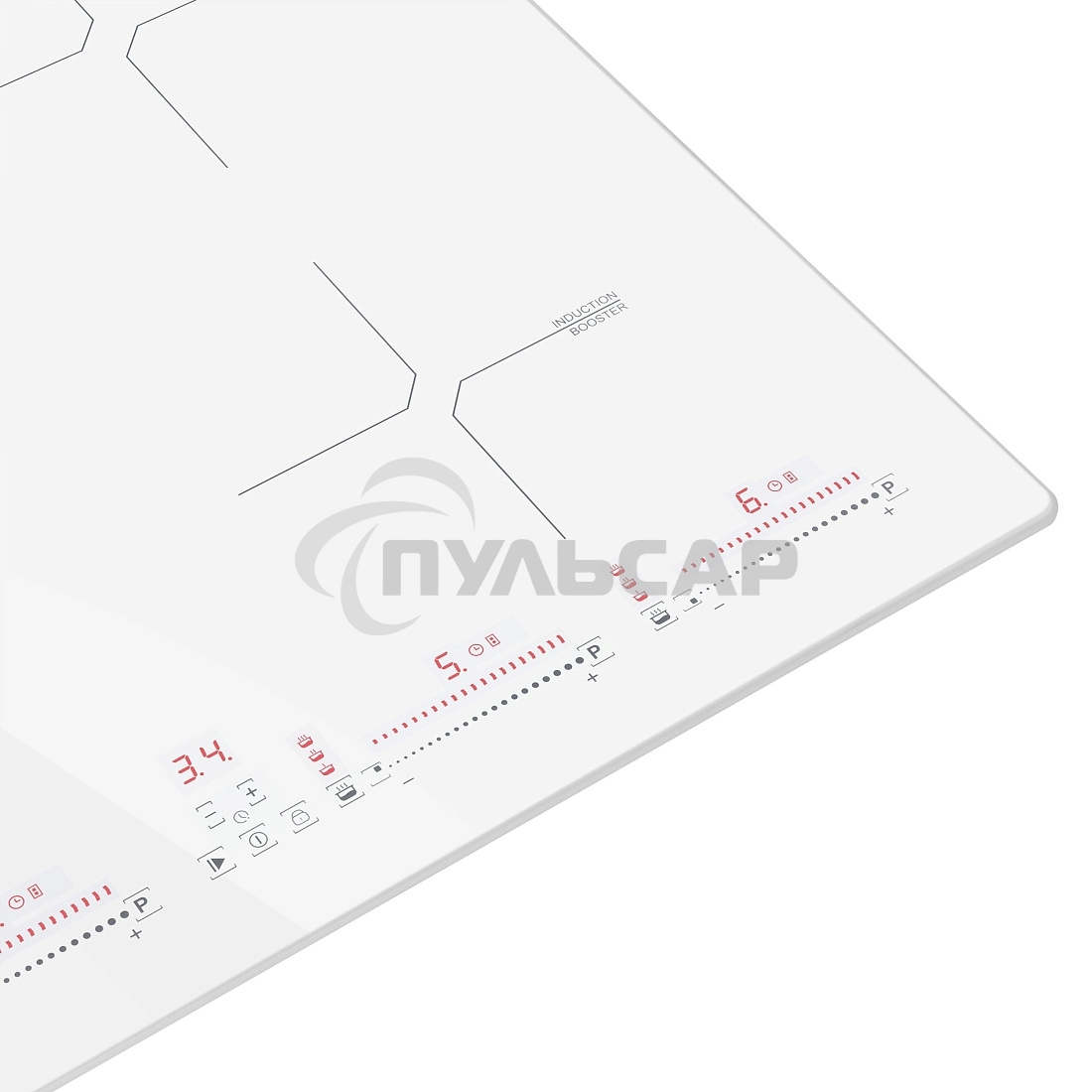 Индукционная варочная панель HOMSair HIC64SWH независимая, белый