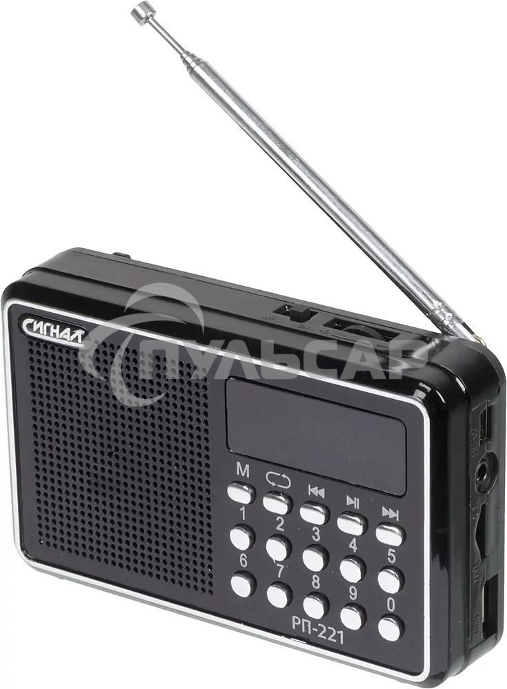 Радиоприемник Сигнал РП-221, USB, SD, дисплей