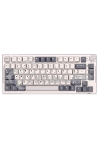 Клавиатура проводная + беспроводная Royal Kludge RK-H81 Brown switch/белый Night