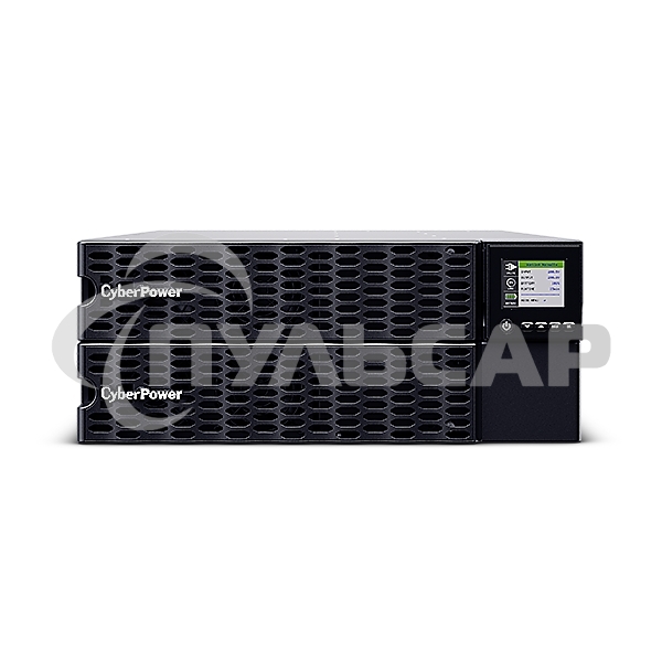 Источник бесперебойного питания CyberPower OL10KERTHD Online 10000VA/10000W USB/RS-232/Dry/EPO/SNMPslot/BM/ENV/RJ11/45/ВБМ (6 IEC С13, 1 IEC C19, terminal)