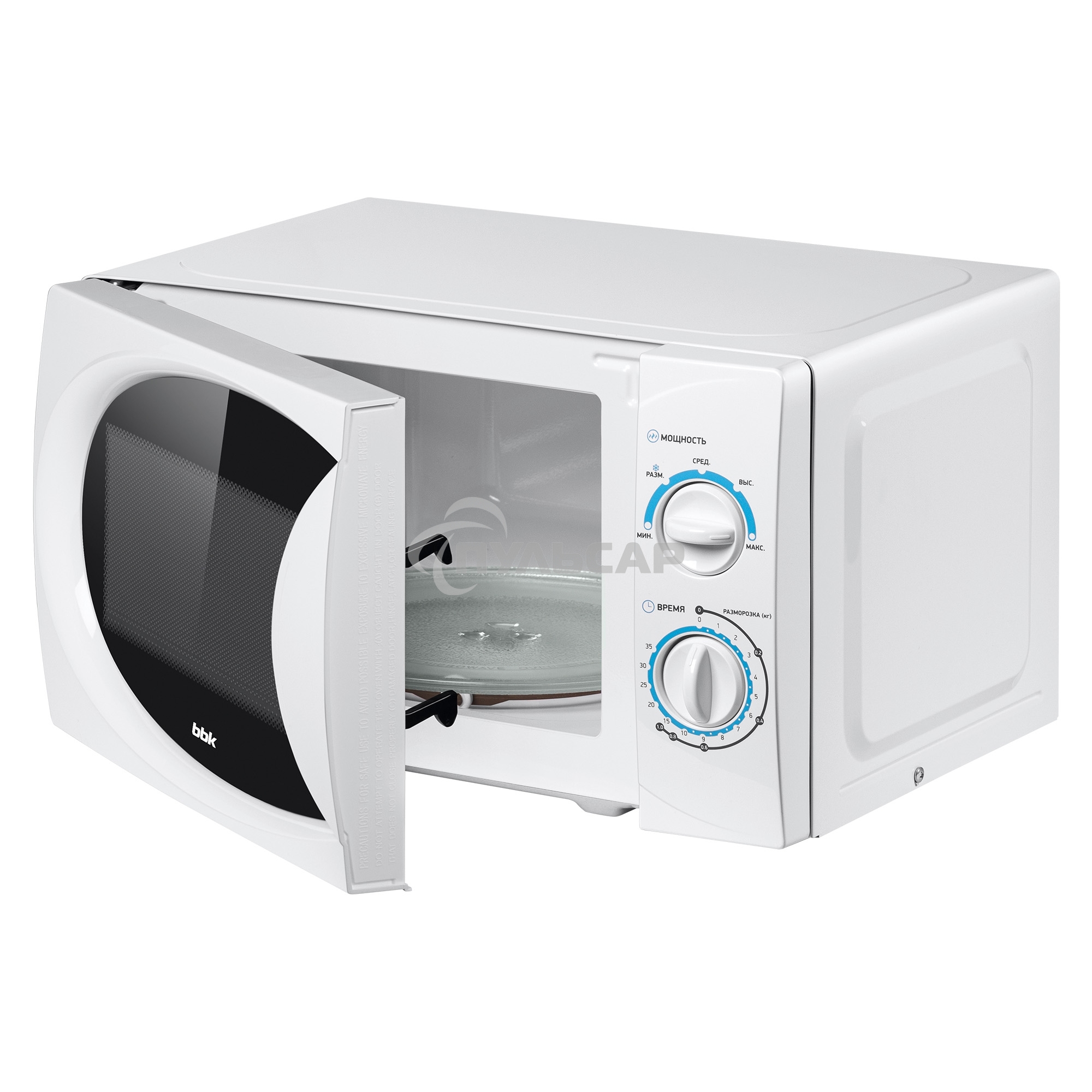 Микроволновая печь BBK 20MWS-710M/W белый, 20 л, 700 Вт, поворотный механизм