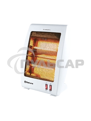 Инфракрасный обогреватель Sakura SA-0670W, белый, кварцевый, 900 Вт, 20 м2