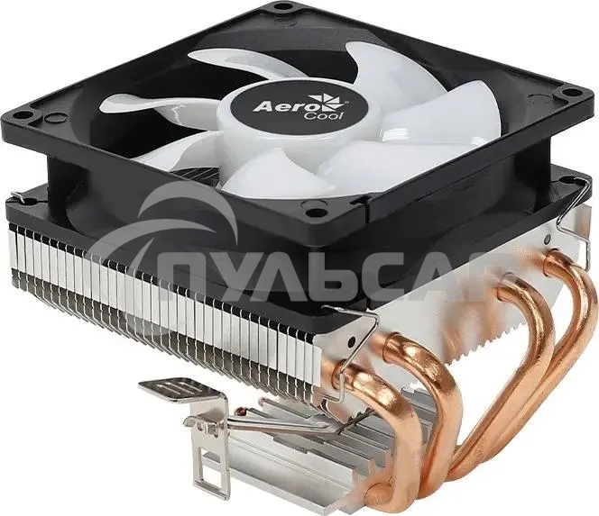 Кулер для процессора AeroCool / Formula Air Frost 4 черный, 90 мм, алюминий/медь, 1800 об/мин, 25.7 дБ, 3 pin, 125 Вт, 78 мм