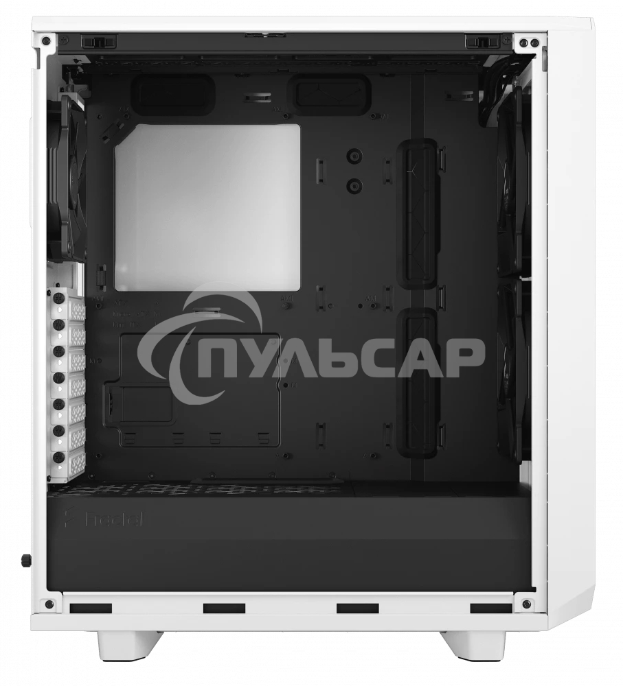 Компьютерный корпус Fractal Design MESHIFY 2 COMPACT белый - TG / ATX, TG / 2x140мм & 1x120мм fans inc. / FD-C-MES2C-05