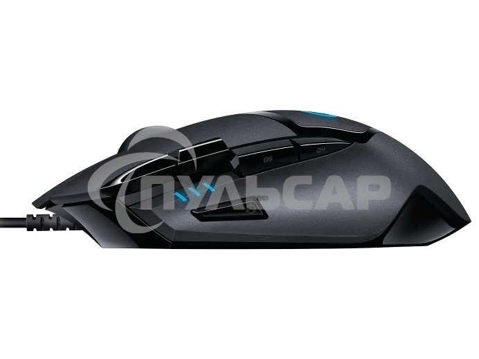 Мышь проводная Logitech G402 Hyperion Fury черный, 4000 dpi, USB, кнопки - 8