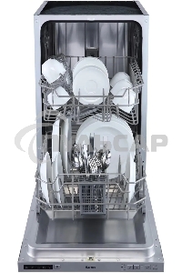 Встраиваемая посудомоечная машина Бирюса DWB-409/5, серебристый, 44.8 см, 9 компл., 49 дБ, класс A++