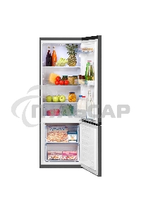 Холодильник Beko B1RCSK251G серый двухкамерный 175/65 л морозилка снизу, капельная система