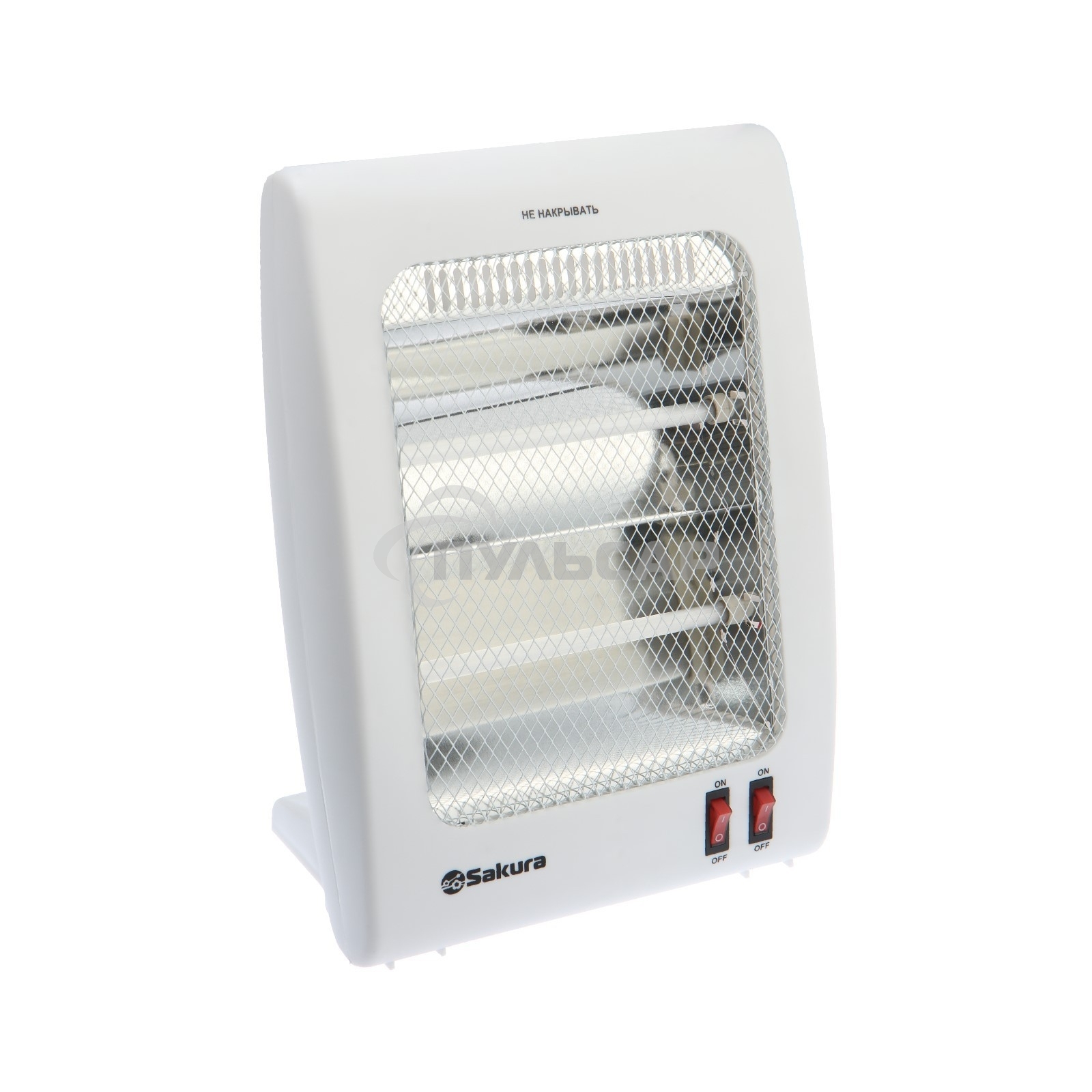 Инфракрасный обогреватель Sakura SA-0670W, белый, кварцевый, 900 Вт, 20 м2