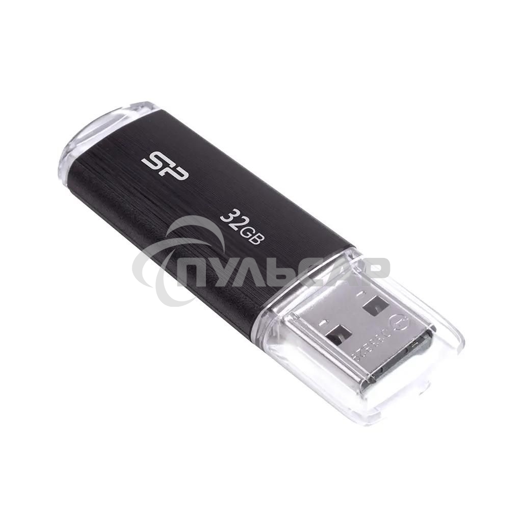 Флешка USB 32 Gb Silicon Power Ultima U02 (SP032 GbUF2U02V1K), USB 2.0, черный