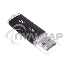 Флешка USB 32 Gb Silicon Power Ultima U02 (SP032 GbUF2U02V1K), USB 2.0, черный