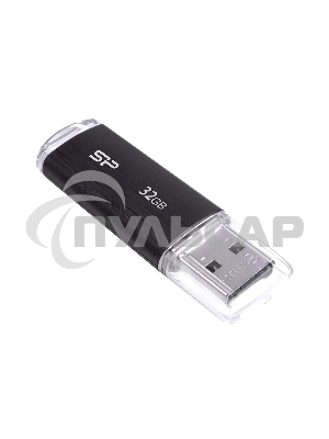 Флешка USB 32 Gb Silicon Power Ultima U02 (SP032 GbUF2U02V1K), USB 2.0, черный
