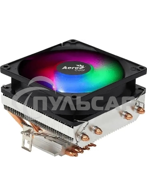 Кулер для процессора AeroCool / Formula Air Frost 4 черный, 90 мм, алюминий/медь, 1800 об/мин, 25.7 дБ, 3 pin, 125 Вт, 78 мм
