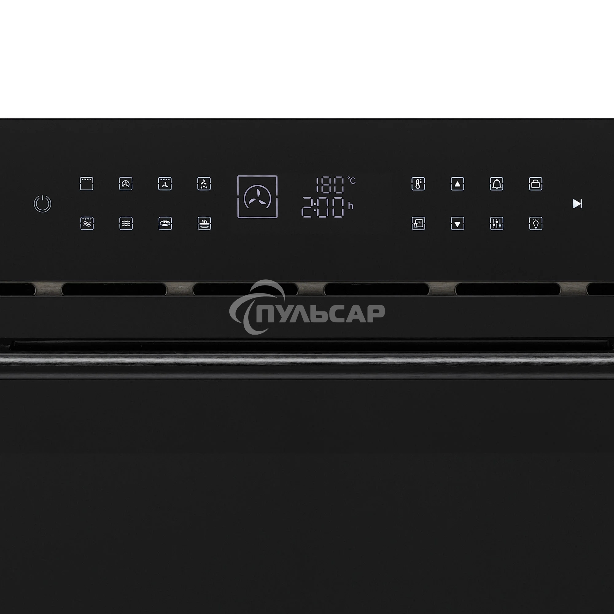 Микроволновая печь встраиваемая Krona ONYX 45H mw BL/BL черный, 38 л, 1000 Вт, переключатели - сенсор