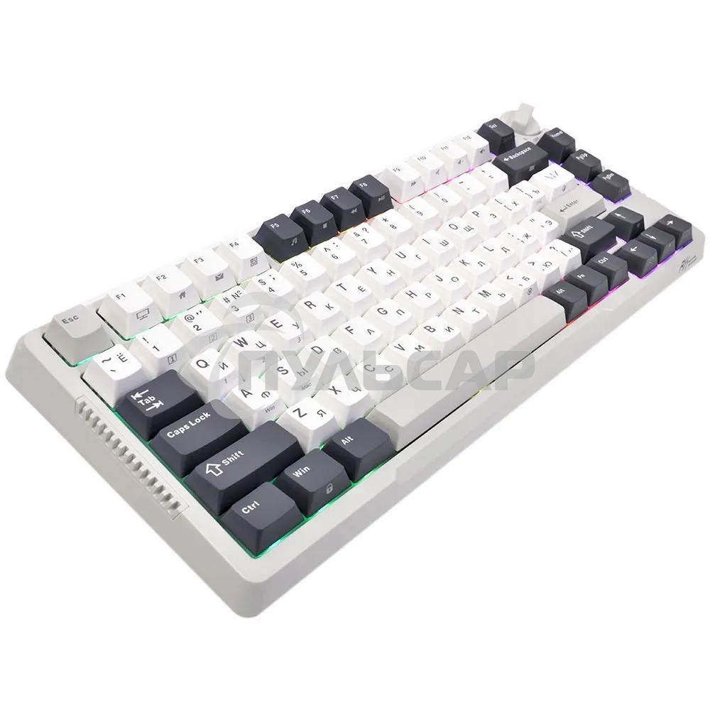 Клавиатура проводная + беспроводная Royal Kludge RK-H81 Brown switch/белый Night