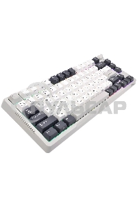 Клавиатура проводная + беспроводная Royal Kludge RK-H81 Brown switch/белый Night