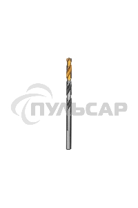 Сверло спиральное по металлу Denzel 6,5 x 93мм, Р6М5, Golden Tip, многогранная заточка