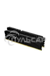 Оперативная память Kingston Fury Beast, DDR5, 16Gb (2x8Gb), 6000MHz, CL36, DIMM, с радиаторами, RGB, черный