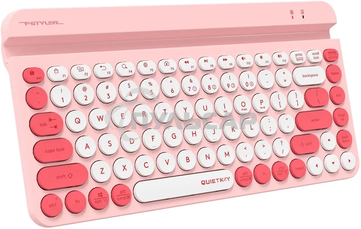 Клавиатура беспроводная A4Tech Fstyler FBK30 розовый USB BT/Radio slim Multimedia (FBK30 RASPBERRY)
