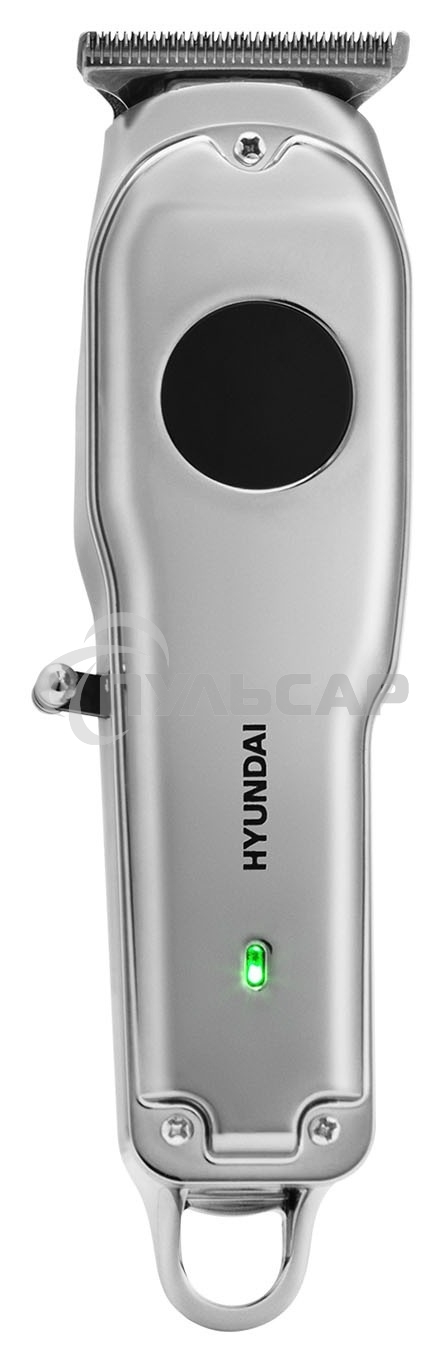 Машинка для стрижки Hyundai H-HC7111 серебристый/черный 3Вт (насадок в компл:3шт)