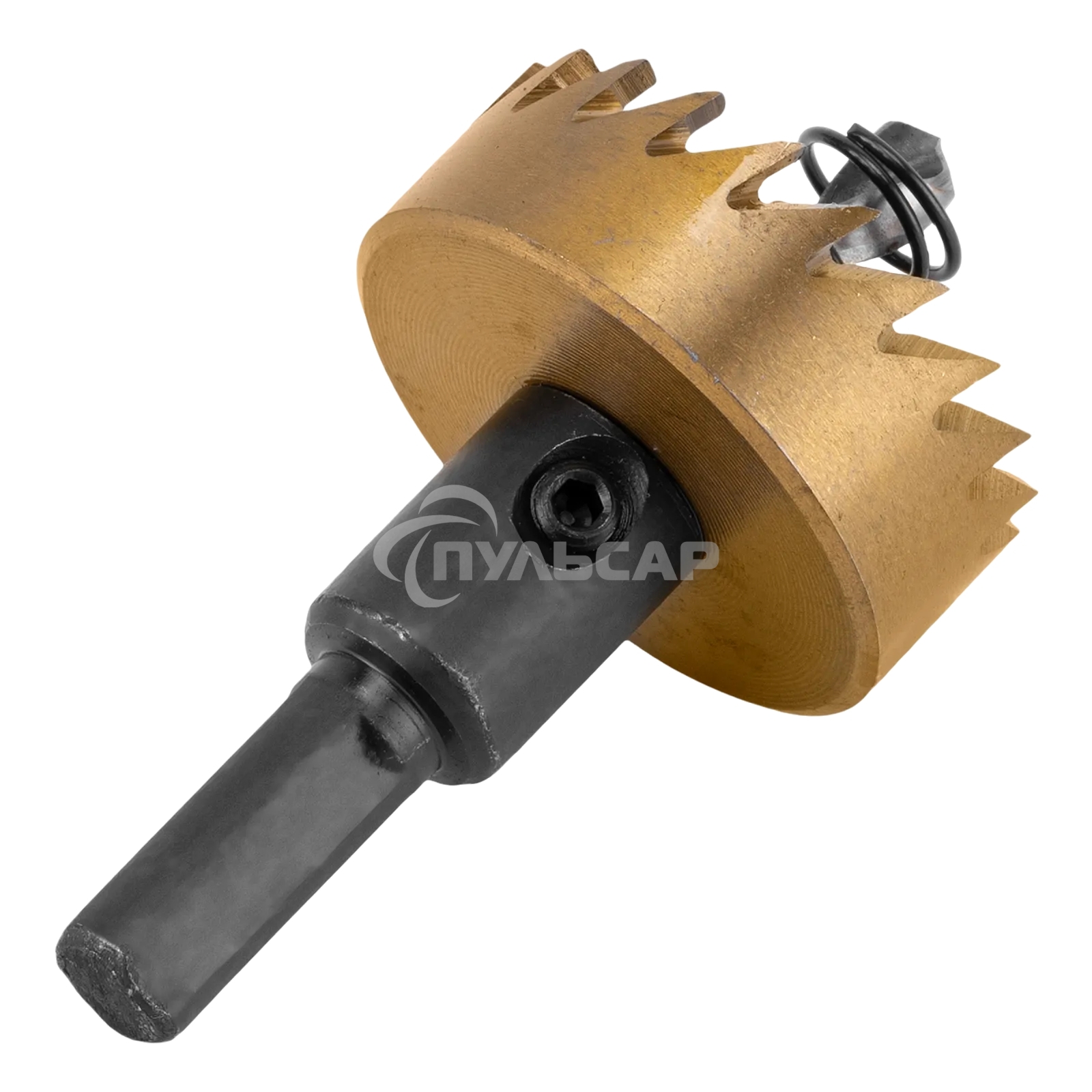 Коронка по металлу Denzel HSS, 38 мм, нитридтитановое покрытие