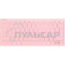 Клавиатура беспроводная A4Tech Fstyler FBX51C розовый USB BT/Radio slim Multimedia