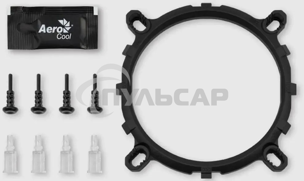 Кулер для процессора AeroCool / Formula Air Frost 4 черный, 90 мм, алюминий/медь, 1800 об/мин, 25.7 дБ, 3 pin, 125 Вт, 78 мм